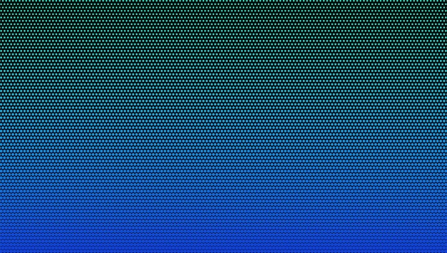 Halftone gestippelde blauwe gradiënt vector achtergrond Digitaal korrelig scherm