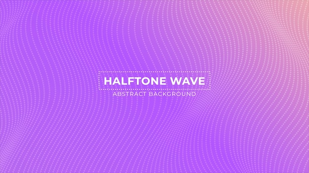 Halftone golf abstracte achtergrondvector