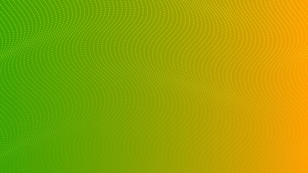 Halftone gradient background with dots. Abstract green dotted pop art pattern in comic style. Vector illustration