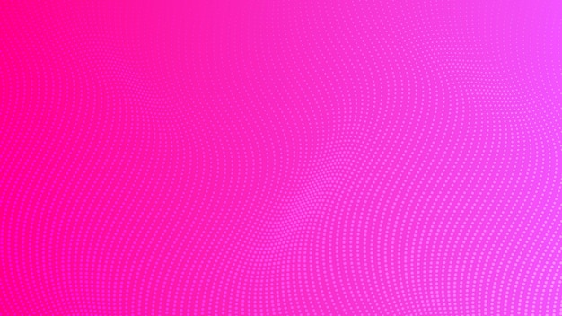 Halftone gradient background with dots. Abstract pink dotted pop art pattern in comic style. Vector illustration