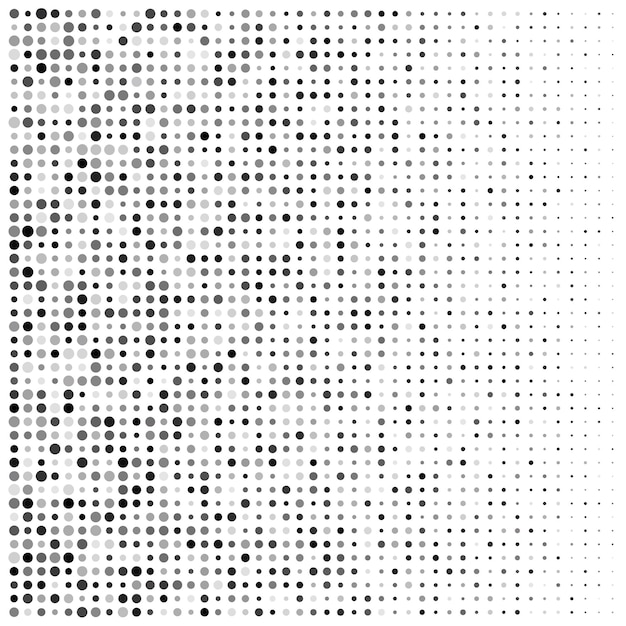 Halftone gradiënt pop-art sjabloon abstracte halftone achtergrond vectorgradatie van puntstructuren