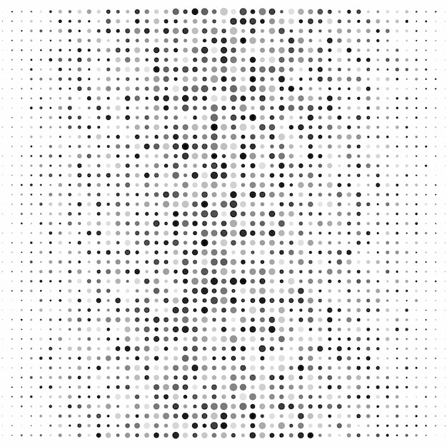 Halftone gradient Pop art template Abstract halftone background Vector gradation of point textures