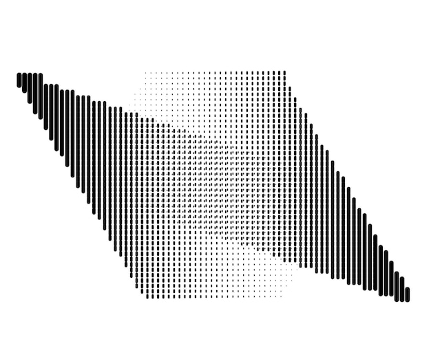 Halftone gradiënt ruit vector
