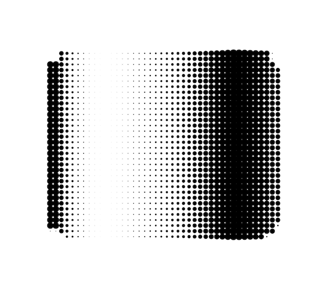 Vector halftone gradient vector retro background