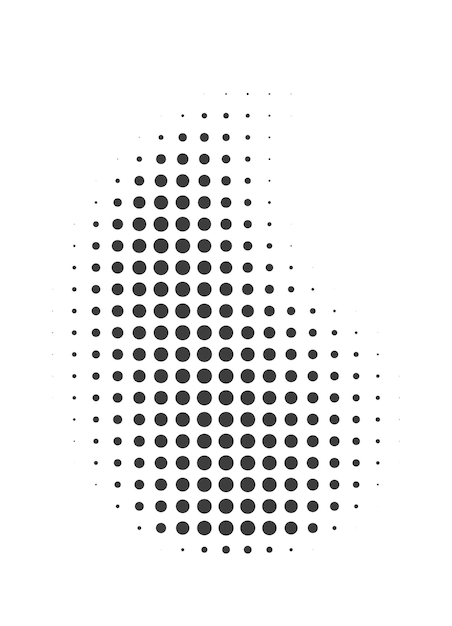 Halftone gradiënt vormen puntjes komische effect vector illustratie