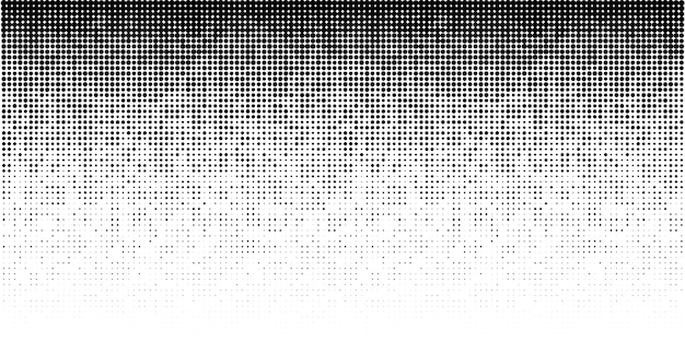 Vector halftone horizontal gradient background. vector