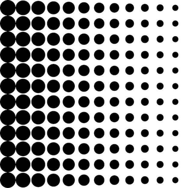 Halftone pattern background texture, round spot shapes