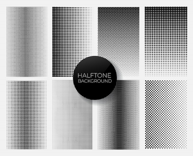 Halftone pattern set
