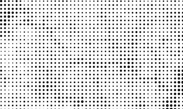 Vector halftone punt patroon achtergrond vector een set van vier verschillende abstracte punten patronen zwarte punt