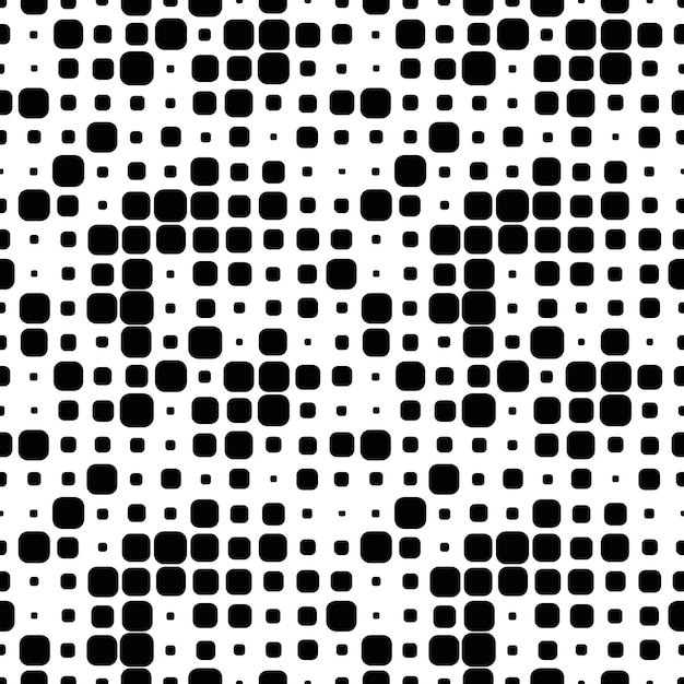 Halftone seamless abstract background with squares. Infinity geometric pattern.