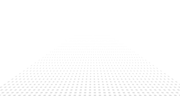 Полутоновый квадратный перспективный фон абстрактный векторный светло-серый текстурированный фон