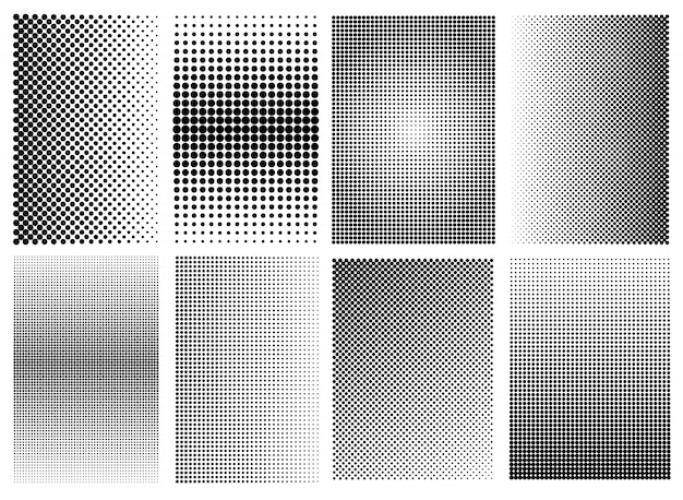 Halftone texture backgrounds