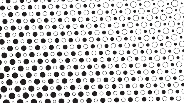 Halftone texture pattern background black and white vector image for backdrop or fashion style