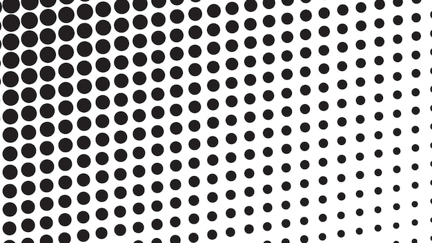 Halftone texture pattern background black and white vector image for backdrop or fashion style