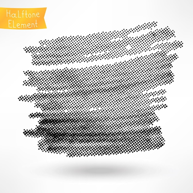 Vector halftone texture