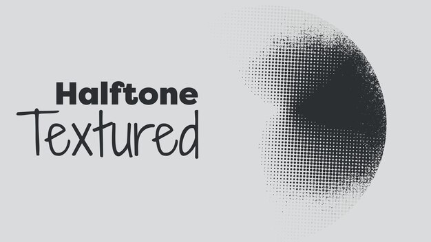 Vector halftone textuur patroon dot vector gradian achtergrond