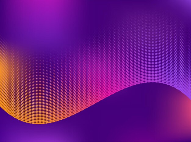 Halftone with vivid gradients abstract background design