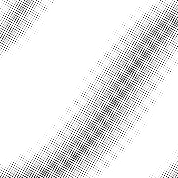 Vector halftoon achtergrond. komische halftone popart textuur. wit en zwart abstract behang. retro golven