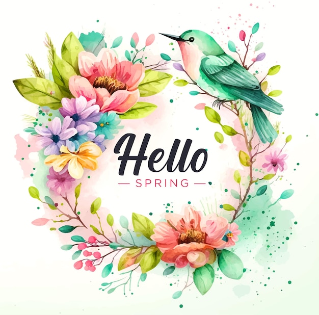 Hallo lente aquarel verf ilustratie