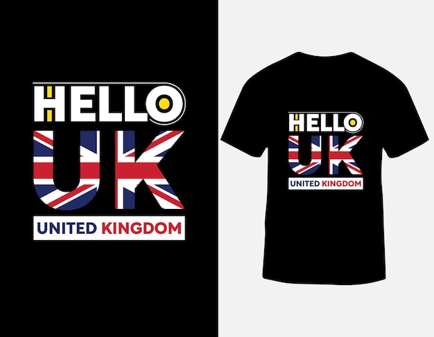 Hallo UK t-shirtontwerp