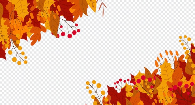 Hallo vallende herfstbladeren Herfstgebladerte herfst en populaire bladeren Herfstontwerp Charmant herfstpatroon Handgetekende vectorillustratie