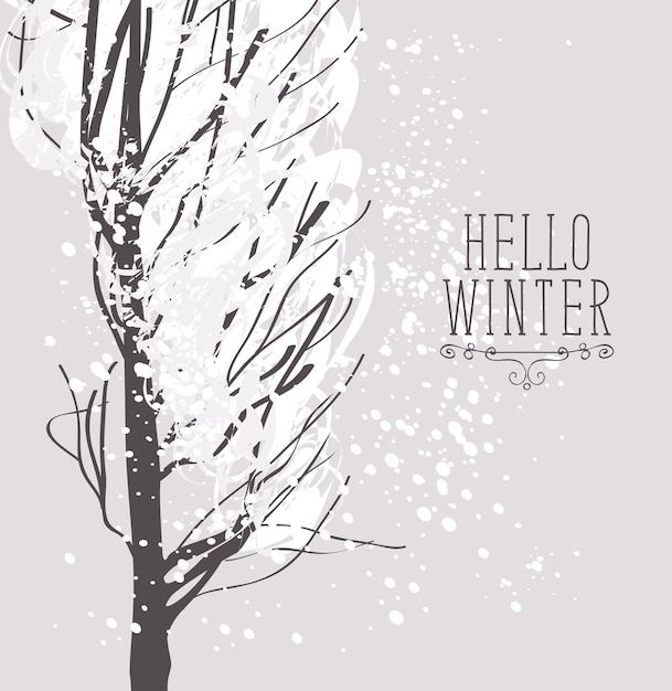 Hallo winterposter