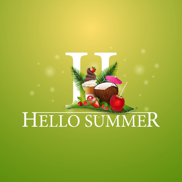Hallo zomerkaart