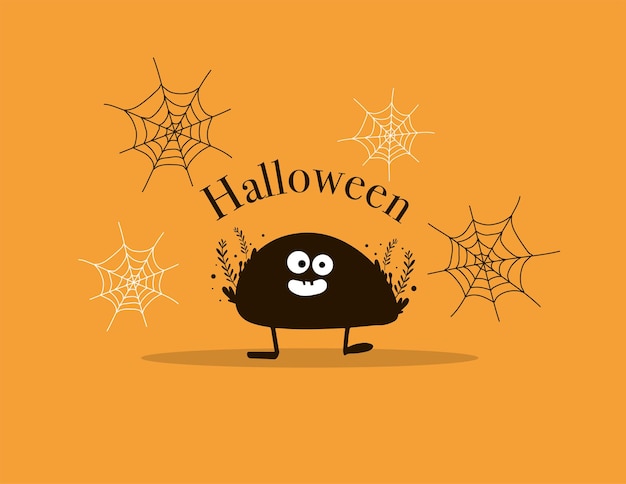 Halloweeen vector design for halloween event