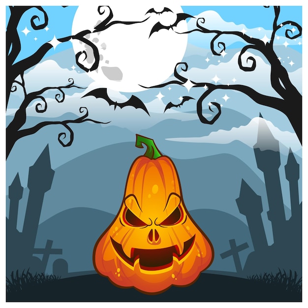 Halloween-achtergrond premium vector