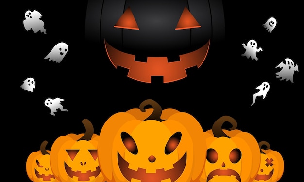 Halloween achtergrond Voor een feest en verkoop op Halloween nacht