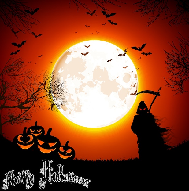 Vector halloween achtergrond