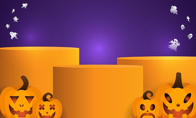 Halloween background for a party and sale on halloween night