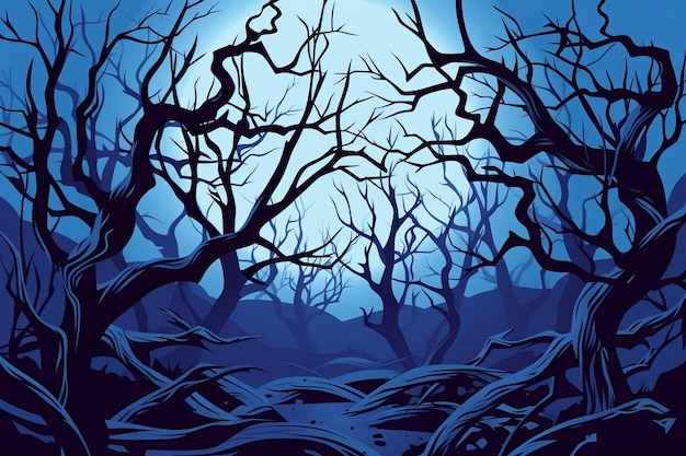 Vector halloween background vector dark style