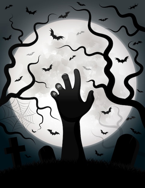 Vector halloween background vector