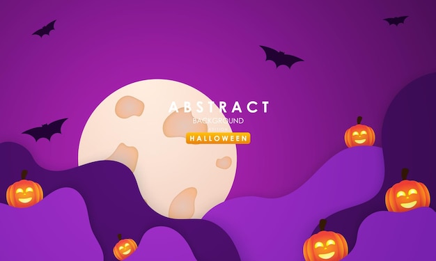 Sfondo di halloween con sfumature di colore viola