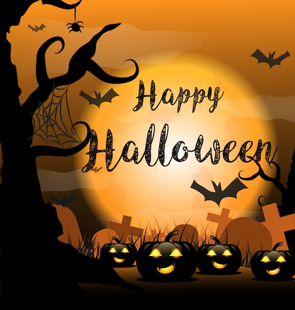 Premium Vector | Halloween background