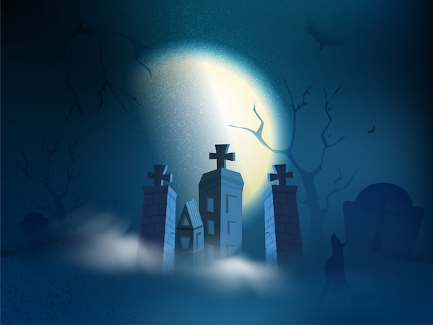 Halloween Background.