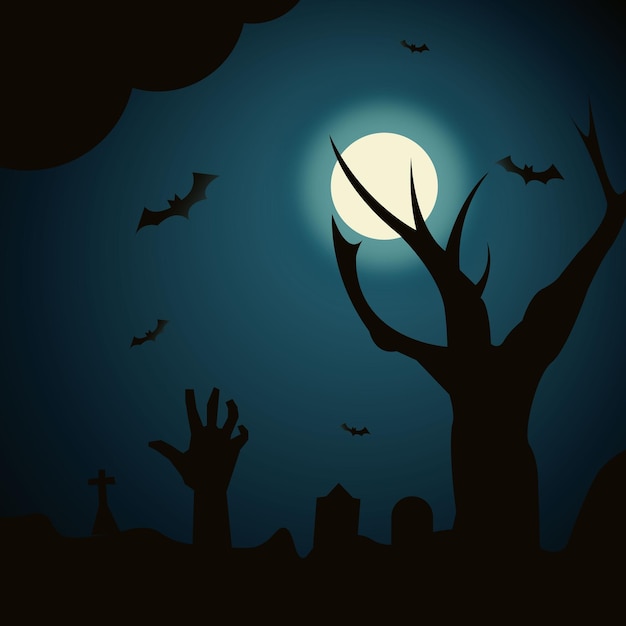 Vector halloween background