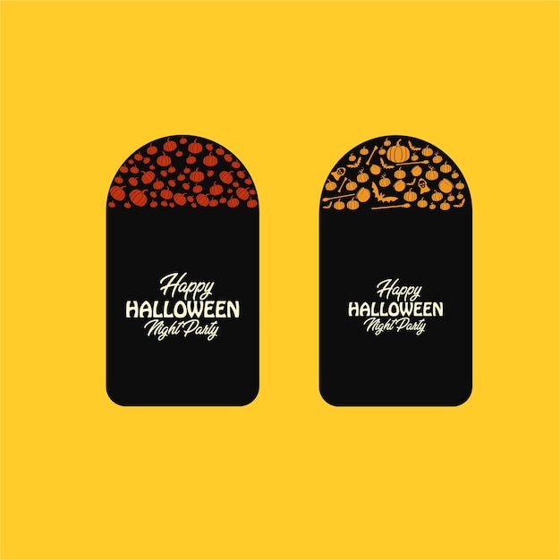 Vector halloween badge