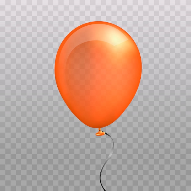 Halloween balloon orange.