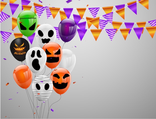 Halloween balloons