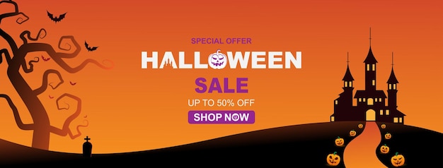 Vector halloween-banner 3