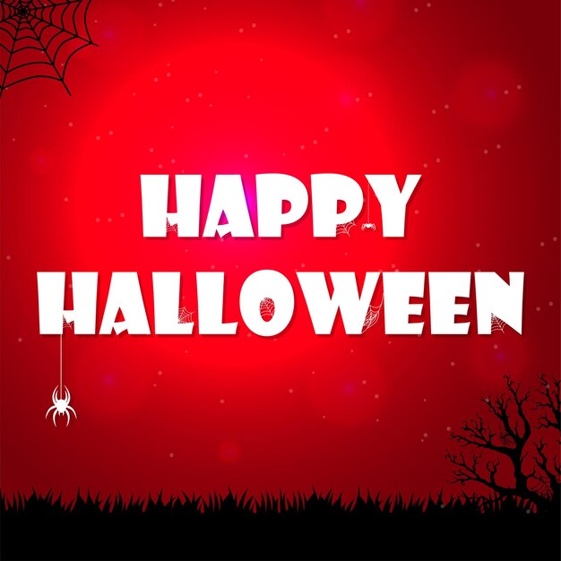 Vector halloween banner flyer design template offer party horror