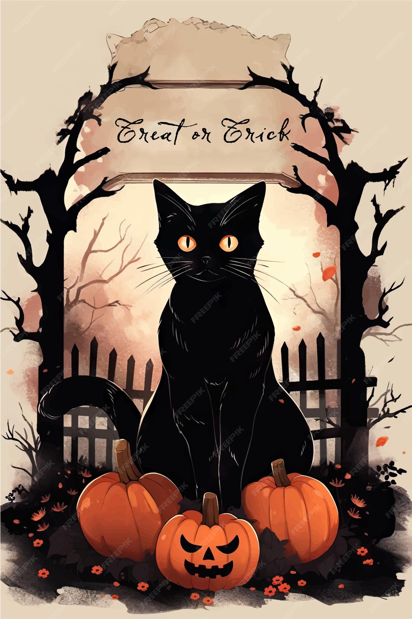 Black cat halloween - Culture, Religion & Festivals Icons