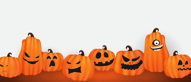 Vector halloween-banner