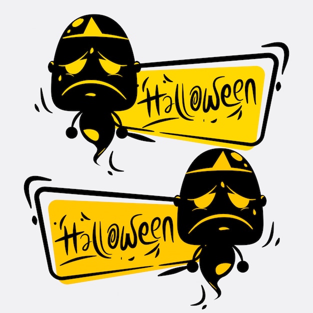 Halloween-bannerontwerp