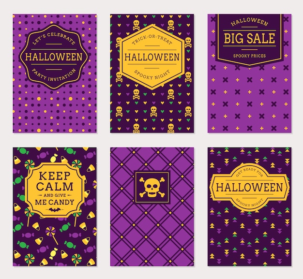 Halloween banners.