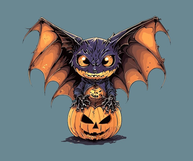 Personaggio pipistrello di halloween 1