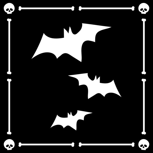 Vector halloween bat vector illustratie