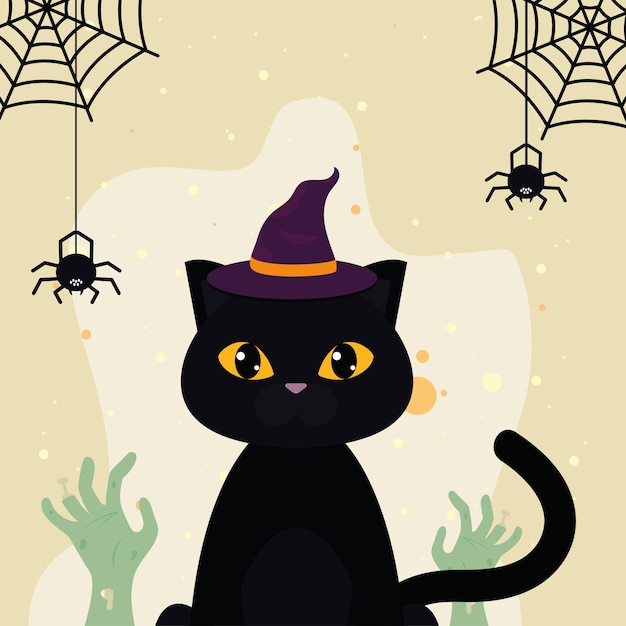 halloween black cat